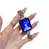 Adequado para Pulseiras Apple Watch Iwatch 56789 Geração Universal Ultra Pequeno em Forma de Leque Cravejado de Diamantes Metal S11 Pulseira