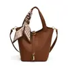 Bolsa Saco Tendência Versátil com Textura para Mulheres Moda Primavera/Verão 2025 Bolsa de Mão Bolsa Transversal de Ombro Casual