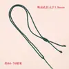 Cordón con colgante de hebilla de paz, cordón de collar dorado, cordón de colgante de alta calidad, cordón de colgante de jade, cordón de cuello ajustable DIY para hombres y mujeres