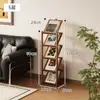 Estante Estreita, Estante de Armazenamento de Chão, Porta-Revistas de Parede, Arranjo de Área de Leitura Familiar, Estante de Livros Ilustrados Economizadora de Espaço