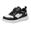 790 Zapatos de Lona para Escuela Primaria Niñas Zapatos Blancos Zapatos Deportivos Infantiles Transfronterizos Niños Campus Zapatos Blancos Pequeños Superficie de Cuero Ligeros