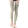Pierneras de Cachemir de Ajenjo Calentamiento Automático Calcetines Largos para Piernas Frías de Personas Mayores, Calentadores de Rodillas para Invierno, Mangas de Rodilla Extendidas y Engrosadas para Articulaciones