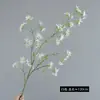 Decoración de Alto Nivel con Sauce de Nieve Artificial y Orquídea Phalaenopsis para Sala de Estar, Mesa de Comedor y Arreglos de Boda, Decoración de Arreglo de Flores Artificiales