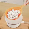 Colador grande japonés pantalla de filtro hogar cocina resistente a altas temperaturas fideos mango largo escurridor de fideos tamiz para dumplings