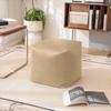 Taburete de Almacenamiento Cuero PU Futón Hogar Piso Dormitorio Tatami Bolsa Ropa Vieja Perezoso Taburete Cambia Zapatos Estilo Americano Cambio de Estación