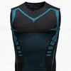 Chaleco Deportivo para Hombre Secado Rápido Transpirable Absorbe la Humedad Absorbe el Sudor Fitness Running Entrenamiento Ajustado Sin Mangas de Seda de Leche