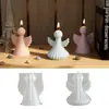 Zongbo Silicona Producto Nuevo DIY Pegamento de Cristal Alas de Ángel Estéreo Pegamento para Velas de Aromaterapia Moldes de Yeso para Adornos