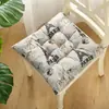 Cojines de asiento de algodón y lino de colores minimalistas, protectores para mesa de comedor y sillas, aptos para todas las estaciones, uso en oficina y para estudiantes, cojines gruesos y transpirables para asiento de coche, cadena de suministro