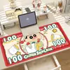 Alfombrilla de Ratón Nueva de Dibujos Animados de Cien Yuan, Alfombrilla Grande para Mesa de Ordenador, Alfombrilla para Juegos, Antideslizante, Borde con Bloqueo, Engrosada, Alfombrilla para Mesa de Cafetería de Internet, E-Sports