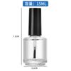 Botellas de Esmalte de Uñas de Vidrio en Varias Especificaciones y Formas, Redondas y Cuadradas, Botellas con Aplicador de Pincel para Aceite de 5 ml, Botellas Reutilizables para Cosméticos