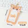 Juego de tarjetas para mascotas, suaves y planas, con dibujos de animales, de PVC de 3 pulgadas, con llavero, tarjeta de autobús, tarjeta de comida, tarjeta de almacenamiento y colgante.