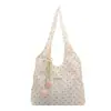 Bolsa Tote de Moda para o Dia a Dia 2026, Bolsa de Ombro de Nylon Fresca com Bolinhas, Bolsa de Ombro de Nicho para o Dia a Dia