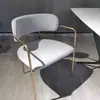 Cadeira de Jantar Simples Moderna Cadeira com Encosto de Ferro Forjado Loja de Chá com Leite Café Casa Restaurante Hotel Mesa de Escritório Cadeira de Penteadeira