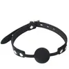 Tampão de Silicone Angsi para Boca, Brinquedo Sexual para Adultos, Coleira de Silicone Sm para Bondage, Brinquedo de Sedução para Casais