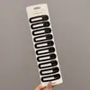 Pinza Bb Negra Esmerilada de Gama Alta para Niños y Niñas, Flequillo Lateral, Frente y Parte Posterior de la Cabeza, Adorno Sencillo para la Cabeza
