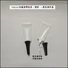 Botellas de Plástico Vacías en Stock 20ml PE Cuidado de la Piel Cosméticos Productos para el Cuidado de la Piel Envases Tipo Tubo Suave Blanco Lechoso