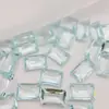 Pedra de Strass Cristal de Vidro com Fundo Pontiagudo para Nail Art Retangular de Canto Reto Grande Cor Transparente Açúcar de Gelo 8*12 Strass para Unhas Strass para Nail Art Acessórios Femininos
