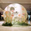 Pantalla Comercial Dispositivo de Exhibición Floral Creativo Punto Escénico Desvío de Tráfico Accesorios para Fotos
