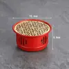 Hervidor de Agua de Acero Inoxidable Estufa Creativa para Preparar Té Base de Tetera Calentador de Té Calefacción con Velas Estufa Calentadora para Té de Frutas y Flores