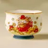 Taza de Té Blanca de Mineral de Roca Gato de la Fortuna, Mejora la Fortuna, Taza Maestra de Cerámica, Taza Individual, Taza Exquisita para Degustación, Juego Individual de Té Kung Fu, Taza de Té