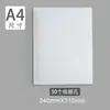Fichário A4 com folhas soltas 30 furos Pasta para provas de estudante 26 furos Pasta de armazenamento B5 Caderno de caracteres 20 furos