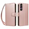 Adecuado para Sony Xperia 5 Iv Anti-Caída Funda de Cuero para Teléfono Ace 3 con Soporte y Fijación Magnética 1 Vi Funda de Teléfono Cubierta de Cuero