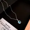 Novo Colar Estilo Chinês com Cadeia para Clavícula Estilo Palaciano Retrô, Fecho da Paz Cravejado com Diamantes e Pérola em Forma de Gota, Colar de Luxo Leve de Alta Qualidade para Mulheres
