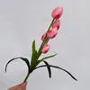Ramo de Flores Artificiales Tulipán con Tacto Real Ramo Artificial de Novia Boda Ramo Artificial Flores Falsas Accesorios de Fotografía Coreanos Flor de Seda
