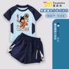 2025 Nuevo Traje de Baño Infantil de Dibujos Animados Dragon Ball con Cuentas, Pantalones Cortos de Natación Divididos para Niños Guapos, Equipo de Natación con Protección Solar, Moderno