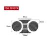 Adequado para 14-21 Toyota Tantu controle central copo de água titular painel adesivos de fibra de carbono modificação interior acessórios do carro