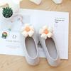 Nuevos Zapatos de Maternidad Suaves con Suela Flexible, Tacón Cubierto, Transpirables para Verano, Zapatos de Tela Poco Profundos Antideslizantes para Mujer