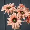 Venta de Liquidación 90% de Descuento Girasoles Artificiales Flores Falsas Plantas Verdes Venta al por Mayor Artesanías Decorativas Estilo Ins Transfronterizo