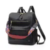 ER Nova Chegada Bolsa de Ombro Fogo Estilo Coreano Feminino Moda Retrô Couro Macio Mochila Versátil Mochila Grande Capacidade para Campus Estudantes Universitários