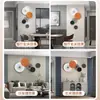 Reloj de Sala de Estar Reloj de Pared Decoración del Hogar Moda Moderna Comedor Sin Taladro Silencioso Reloj Venta al por Mayor
