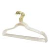 Percha transparente de Internet Celebrity, percha para secar y lavar ropa con polvo dorado, percha multifuncional de plástico ligera de lujo para mujer, percha sin costuras para el cabello.