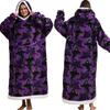 Chaqueta para estar en casa, Sudadera con capucha perezosa, Manta gruesa, Suéter holgado para niños, Manta ponible, Estilo para parejas