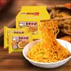 Fideos de Huevas de Cangrejo Tongwanmian 116g fideos instantáneos en bolsa, fideos de yema de huevo salada de cangrejo de río, snack para la noche, fideos instantáneos