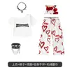 Disfraces de Jazz para Niñas en Verano, Atuendos de Jazz para Actuación Infantil, Ropa de Street Dance de Moda para Niñas Frescas y con Estilo, Actuación en Escenario