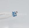 ASTM F-136 Titanium Alloy Elegant Swan Brincos com Multicolor Zirconium Ear Nail Ear Nail Puncture Brincos Cross Border