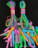 Entrenamiento para el examen de ingreso a la escuela secundaria, ejercicios de acondicionamiento físico, cuerda para saltar para niños de primaria, cuerda para saltar de color macarrón, cuerda para saltar de educación física escolar en el patio de recreo