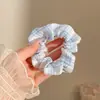 Faixa de cabelo de elástico infantil para menina, anel de cabelo elástico alto, acessórios de cabelo para meninas, não machuca o cabelo, corda de cabelo fofa, adorno de cabeça