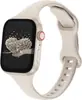 Adecuado para Apple Watch 1-10 Hebilla Mariposa Hebilla de Ocho Correa de Reloj de Silicona Delgada para Cintura