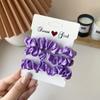 Anillo para el Cabello de Color Fluorescente Sading Anillo para el Cabello de Intestino Grande Nuevo Estilo Ins Japonés y Coreano Primavera y Verano Anillo para el Cabello de Niña Versátil