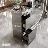 Armário Espesso de Aço Inoxidável para Barbearia, Armário de Ferramentas para Salão de Beleza, Novo Armário de Ferramentas Moderno para Barbearia