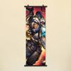 STEMA. Pintura de tela decorativa pôster pioneiro de relógio pintura pendurada sentido de atmosfera de e-sports mural pintura pendurada de exposição de quadrinhos