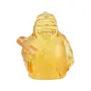 Figura de Tres Estrellas de la Fortuna, Prosperidad y Longevidad Glaseada Estilo Antiguo, Artesanía de Cristal, Adorno de Escritorio para Dios de la Riqueza para Atraer Riqueza