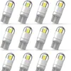 Luz LED T10 3030 para coche, pequeña, 2 LEDs, luz indicadora de ancho, luz de puerta lateral, luz de lectura, SMD