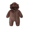 26 Ropa Caliente para Bebé Recién Nacido Infantil Pequeño Chaqueta Esponjosa Mameluco de Bebé Ropa de Abrigo Otoño Invierno Ropa Espesa para Salir