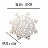 Enfeites de Escultura de Espuma de Natal Neve Pendurada Goteiras Pendurados na Porta Floco de Neve Artificial Decoração de Cena de Neve Escultura de Paisagismo Personalização