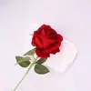 Ramo Artificial de Flor de Rosa Individual para el Día de San Valentín, Decoración del Hogar, Boda, Pared de Flores en Cascada, Flor Artificial con Tacto Realista, Ramo de Mano